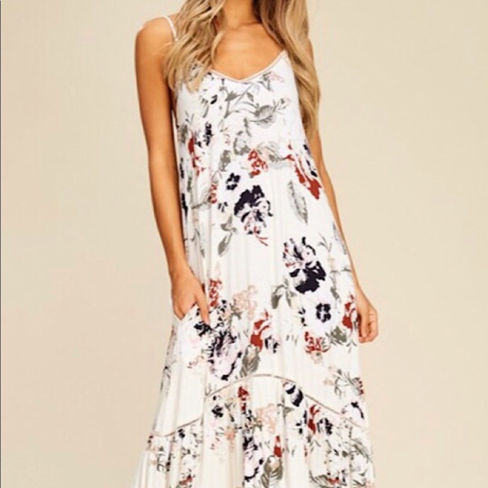 Beautiful Ivory Maxi Dress